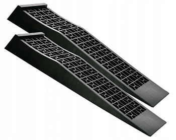 Bilramp, Lågprofilramper Bil 2-Pack Polypropen 5 Ton 65mm Lyft 700x200x80mm