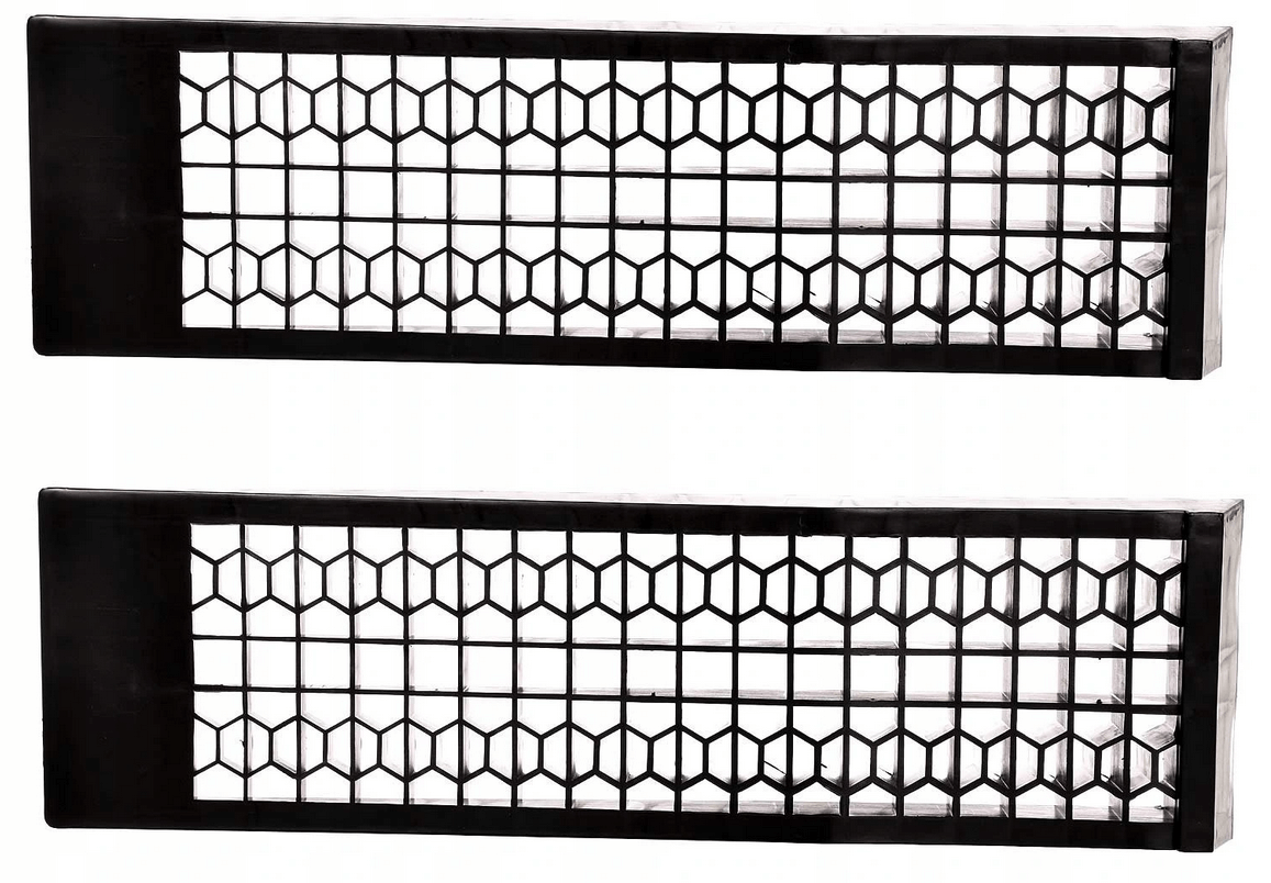 Bilramp, Lågprofilramper Bil 2-Pack Polypropen 5 Ton 65mm Lyft 700x200x80mm - 2