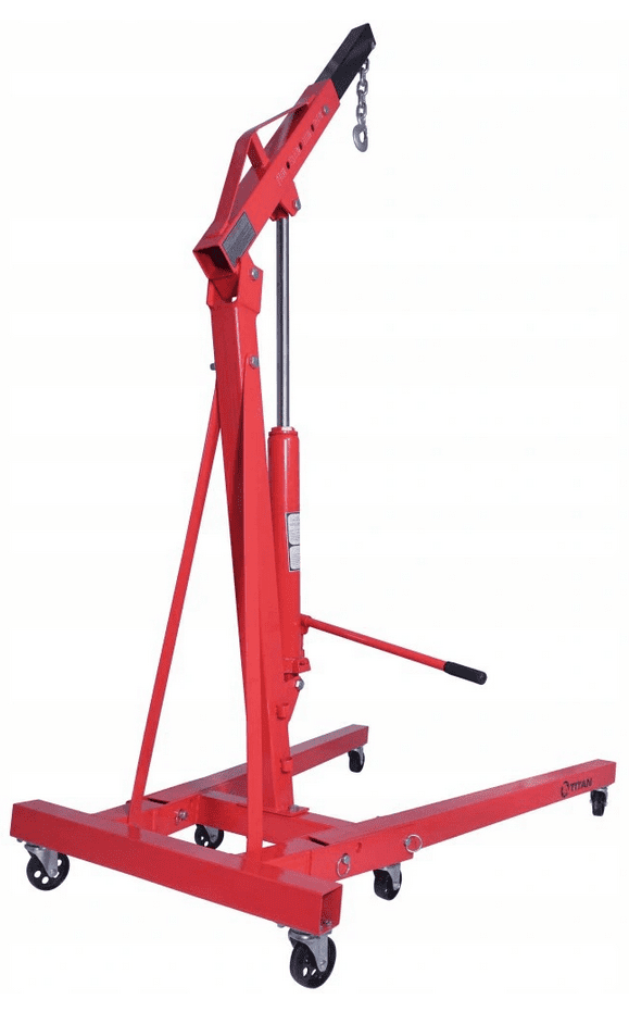 Motorflyft, kraftig verkstadskran 2000 kg med balancer, hydrauliskt, heavy duty, AppTech - 11