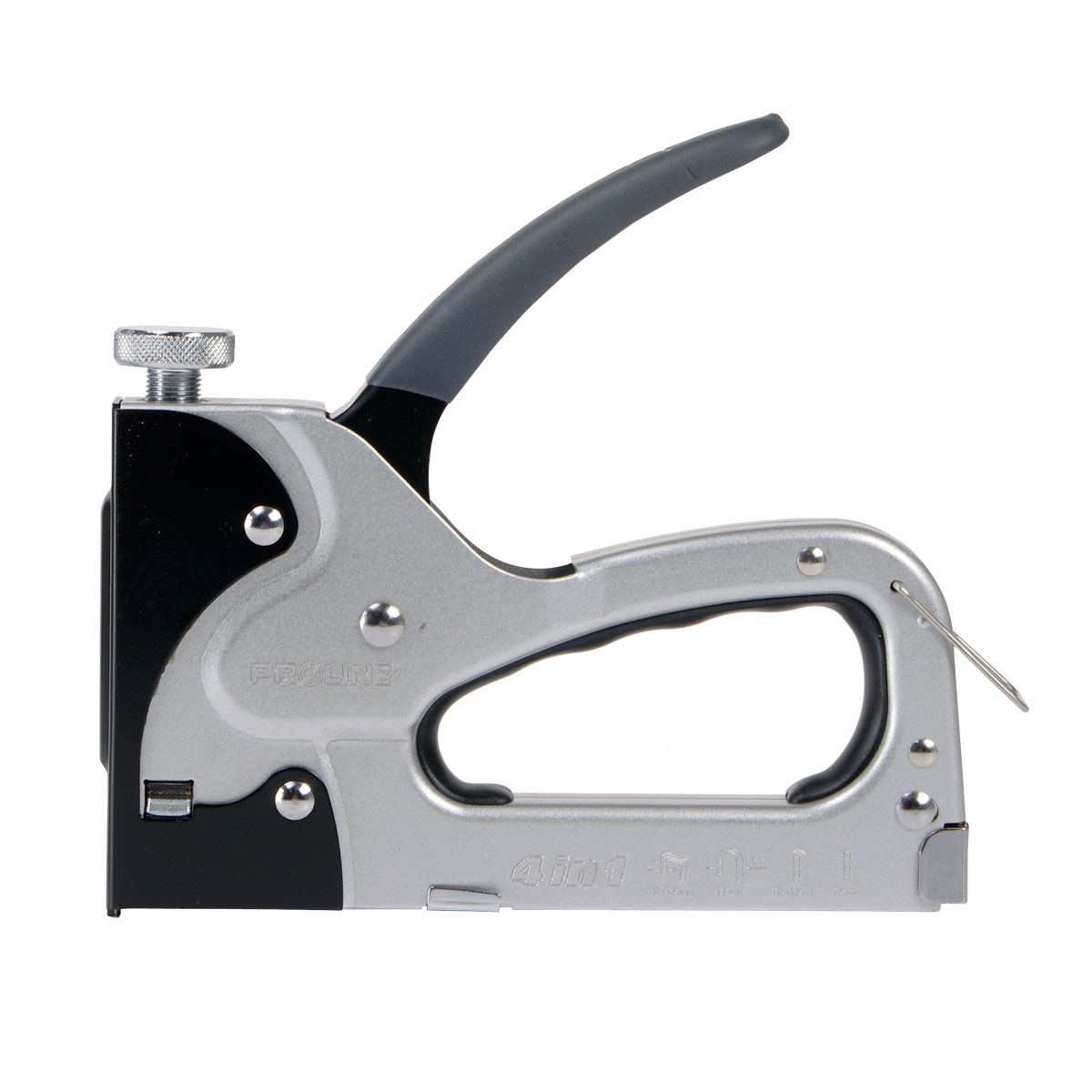 PROLINE TOOLS Kraftig, professionell häftpistol av metall 4-14 mm, 4 funktioner, typ 53, Proline