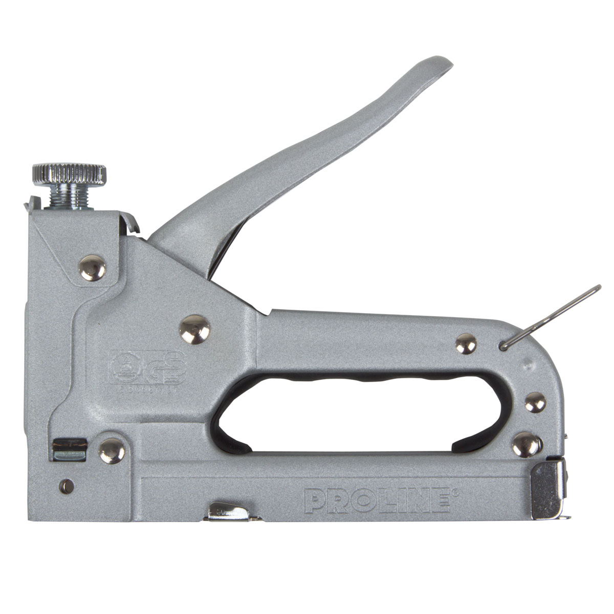 PROLINE TOOLS Kraftig, professionell häftpistol av metall 4-14 mm, typ 53, med kraftjustering, Proline