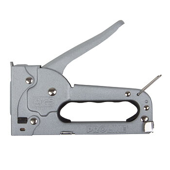 PROLINE TOOLS Kraftig, professionell häftpistol av metall 4-8 mm Typ 53, Justerbar Kraft, Proline