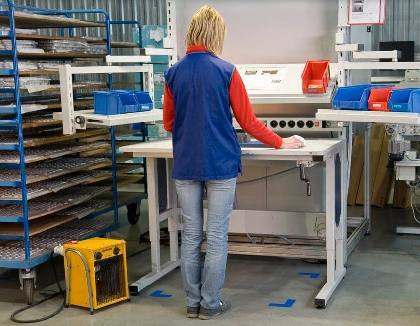 Byggfläkt 15 kW 400V med Termostat, 1700 m³/h, IP24, Master - 5