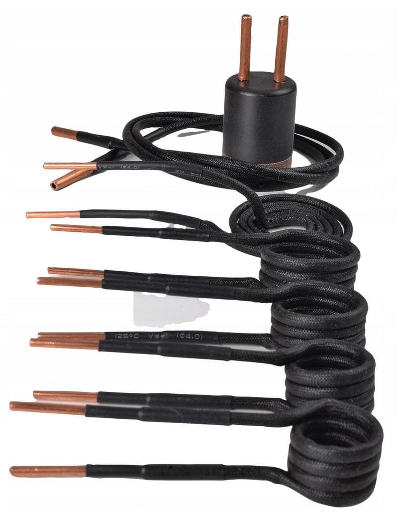 Flexibel induktionsspole 100 cm, elastiskt induktor för induktionsvärmare, för rör, bultar och liknande