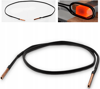 Flexibel induktionsspole 100 cm, elastiskt induktor för induktionsvärmare, för rör, bultar och liknande