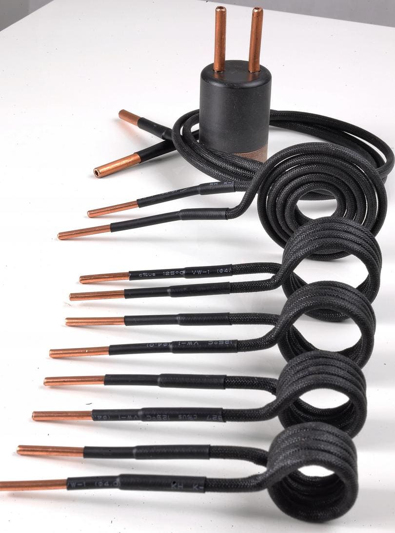 Flexibel induktionsspole 100 cm, elastiskt induktor för induktionsvärmare, för rör, bultar och liknande - 7