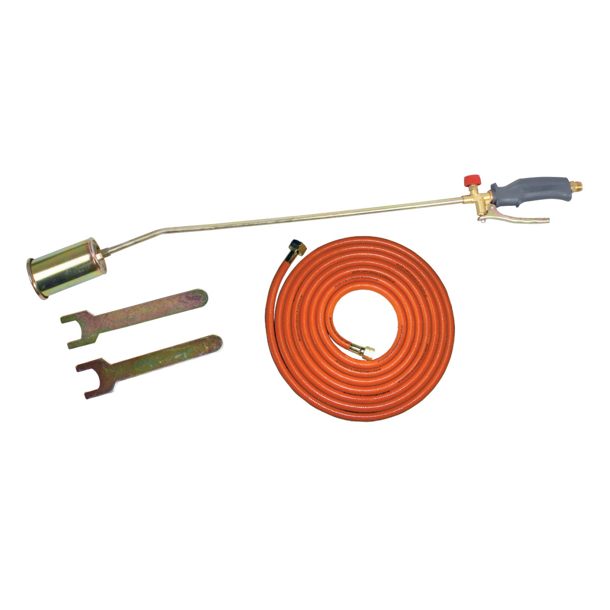 PROLINE TOOLS Lödbrennarset med 60 mm munstycke, slang 5m, Proline