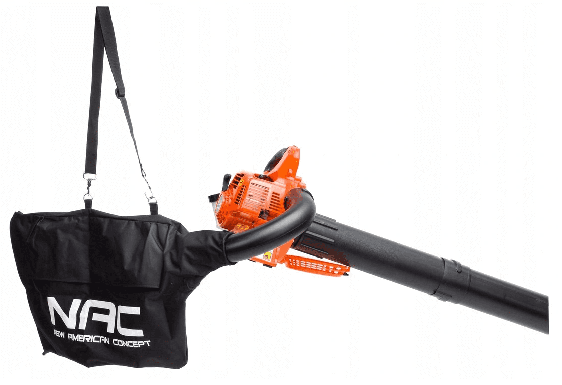 Park lövblås bensindriven, lövsug 0, 7 kW 1hk lövuppsamlare, 50L, 7000 RPM, NAC - 8