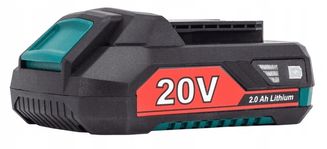Lövblås batteridriven, 2st 20V 2Ah batterier, 190 km/h, 12000 RPM, NAC - 6