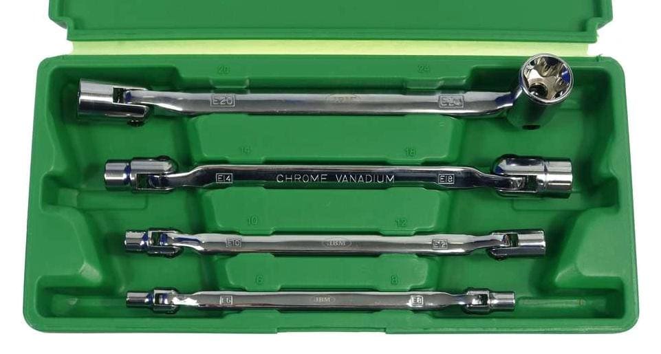 Övriga2 Ledhylsnyckel, TORX-E E6-E24, sats 4st