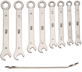 Kombinyckel för finmekanik sats 8st, 4-10 mm, BGS Technic
