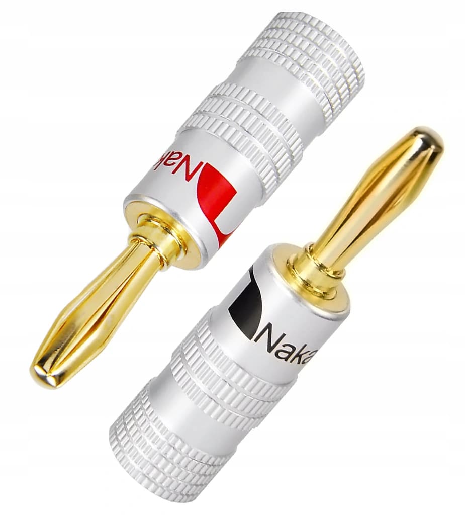 Övriga 3 Banankontakt 8st till högtalarkablar Gold HQ, Nakamichi - 2