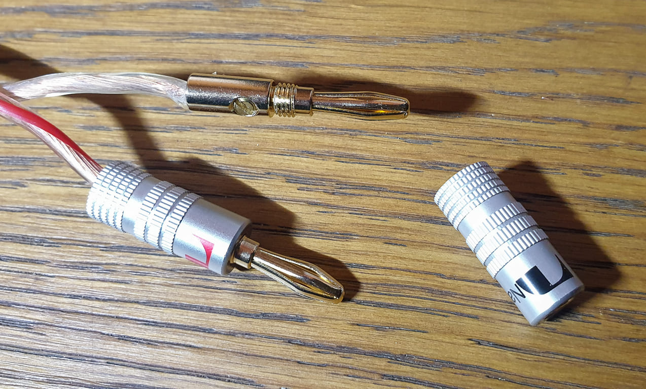 Övriga 3 Banankontakt 8st till högtalarkablar Gold HQ, Nakamichi - 7