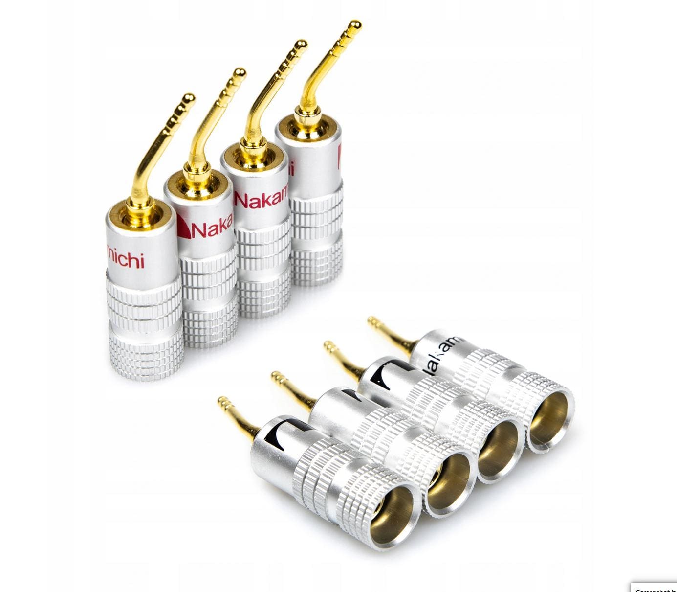 Övriga 3 Banankontakt 8st till högtalarkablar Gold HQ, Nakamichi - 6