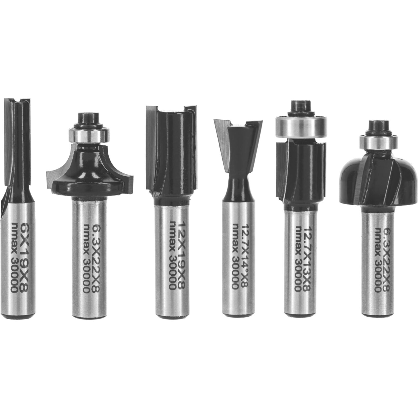 PROLINE TOOLS Frässats 6 delar, Proline - 7