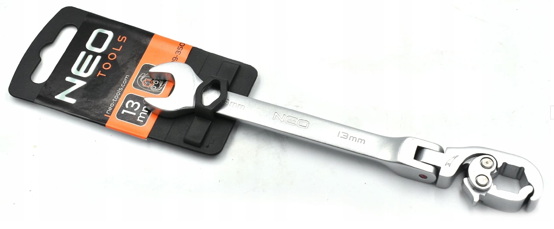 Kombinyckel 13 mm ledad med öppningsbar ring, specialnyckel, NEO Tools - 4