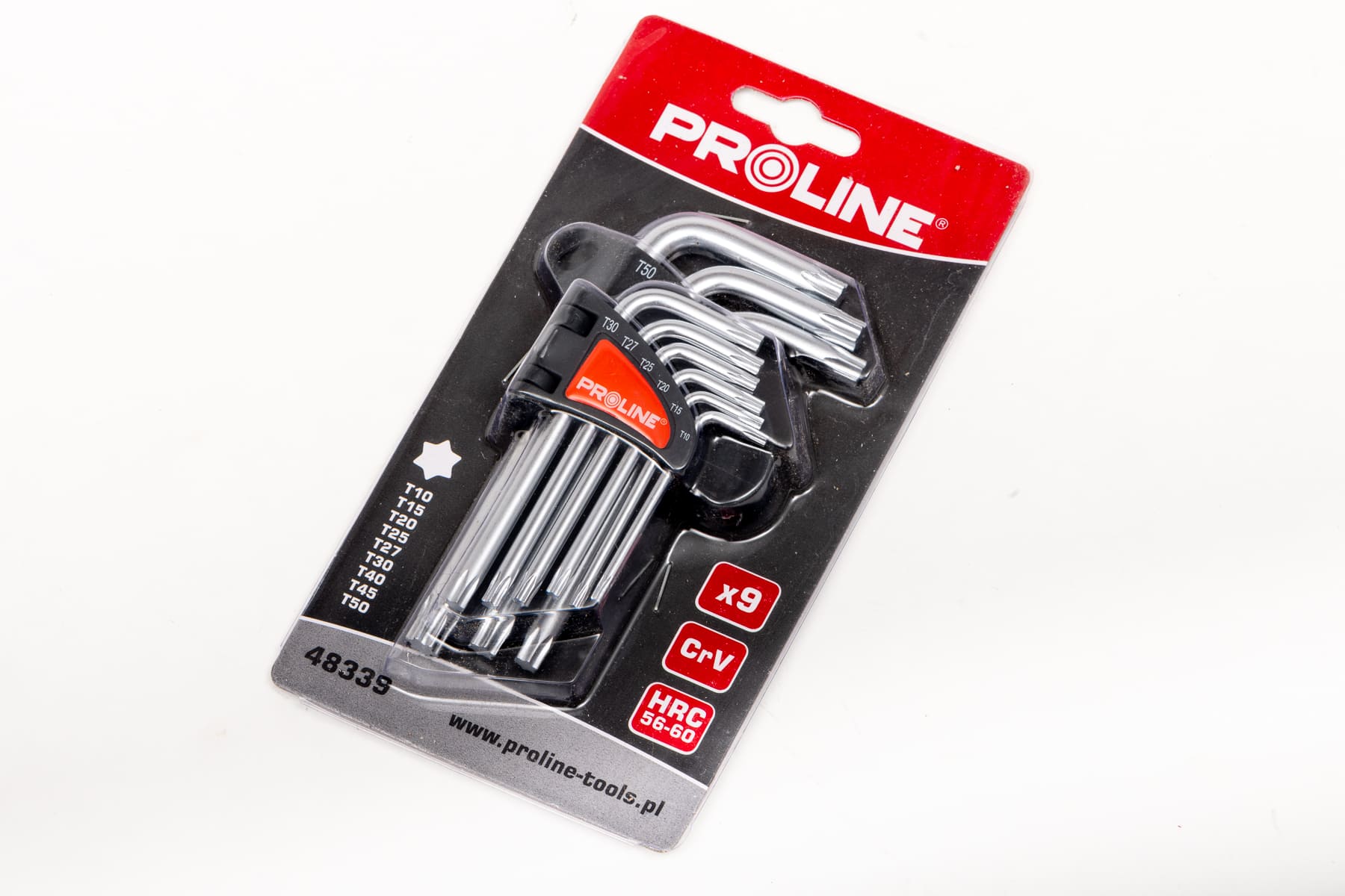 PROLINE TOOLS TORX Nyckelsats 9 Delar T10-T50, Proline - 8