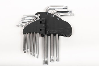 PROLINE TOOLS TORX Nyckelsats 9 Delar T10-T50, Proline