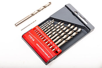 PROLINE TOOLS Metallborr HSS (spiralborr) sats 13st, 2-8 mm, DIN338, Proline
