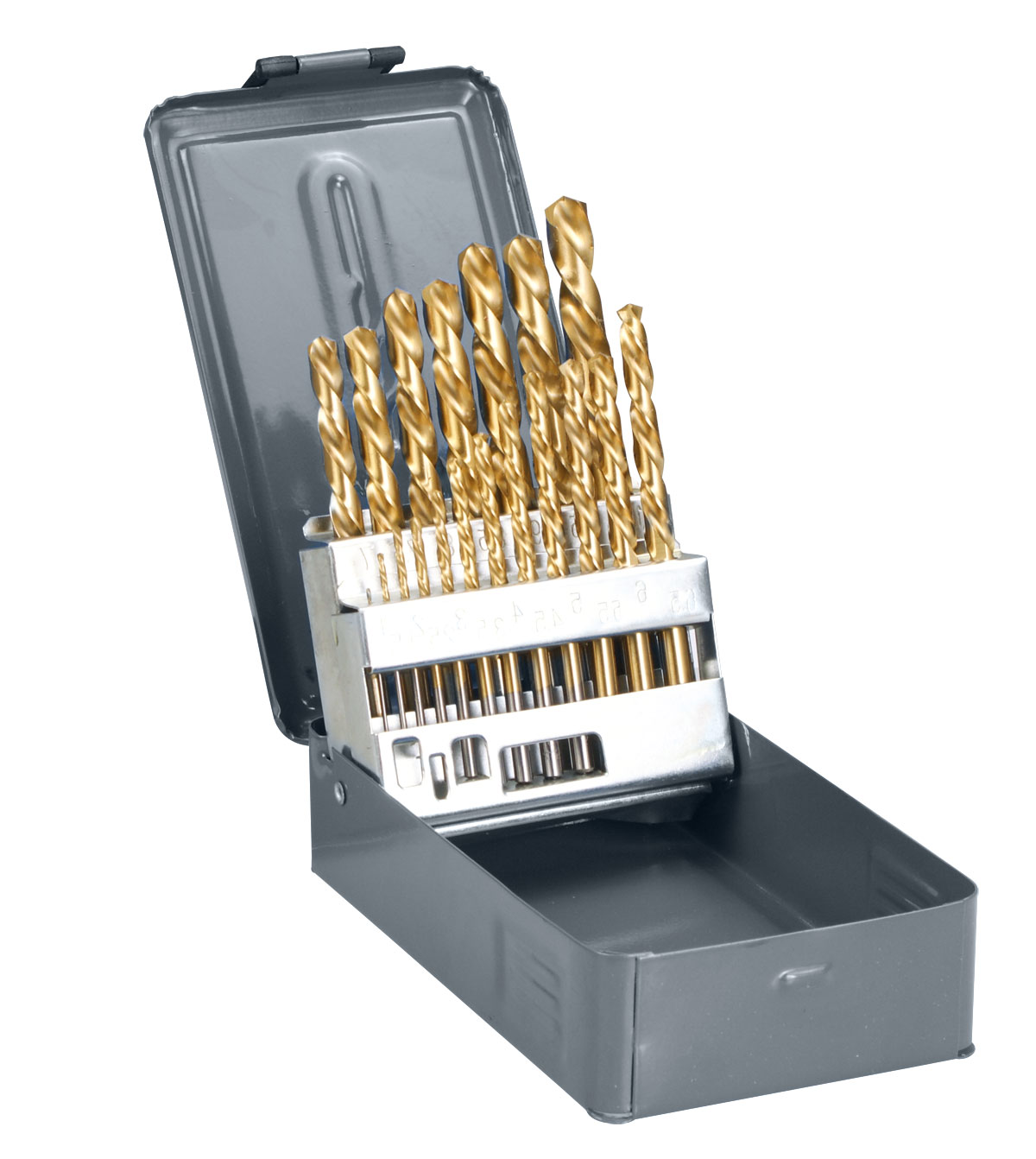 PROLINE TOOLS Metallborr titan HSS TiN (spiralborr) 19st 1-10 mm DIN338, Proline