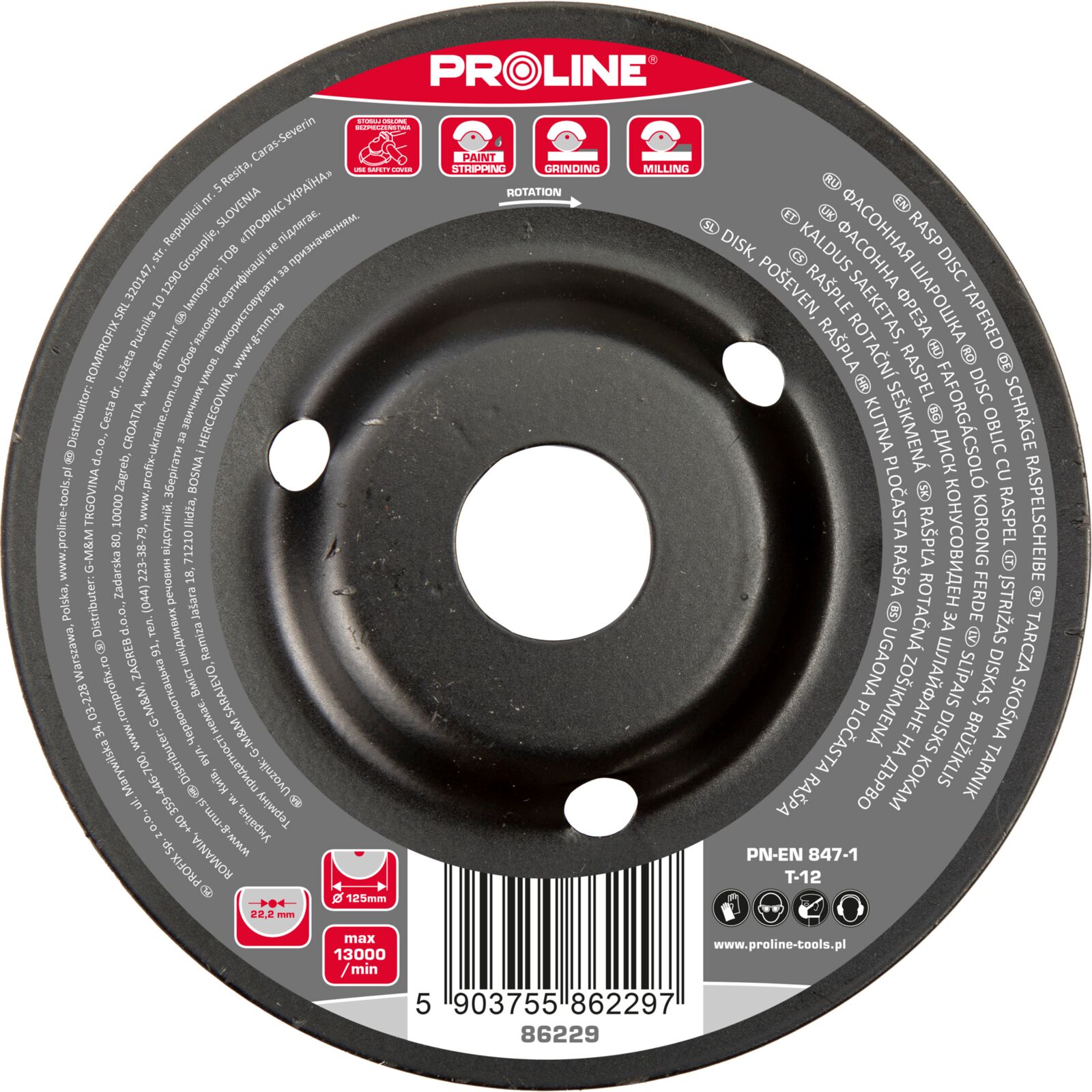 PROLINE TOOLS Raspskiva Tapered, Proline