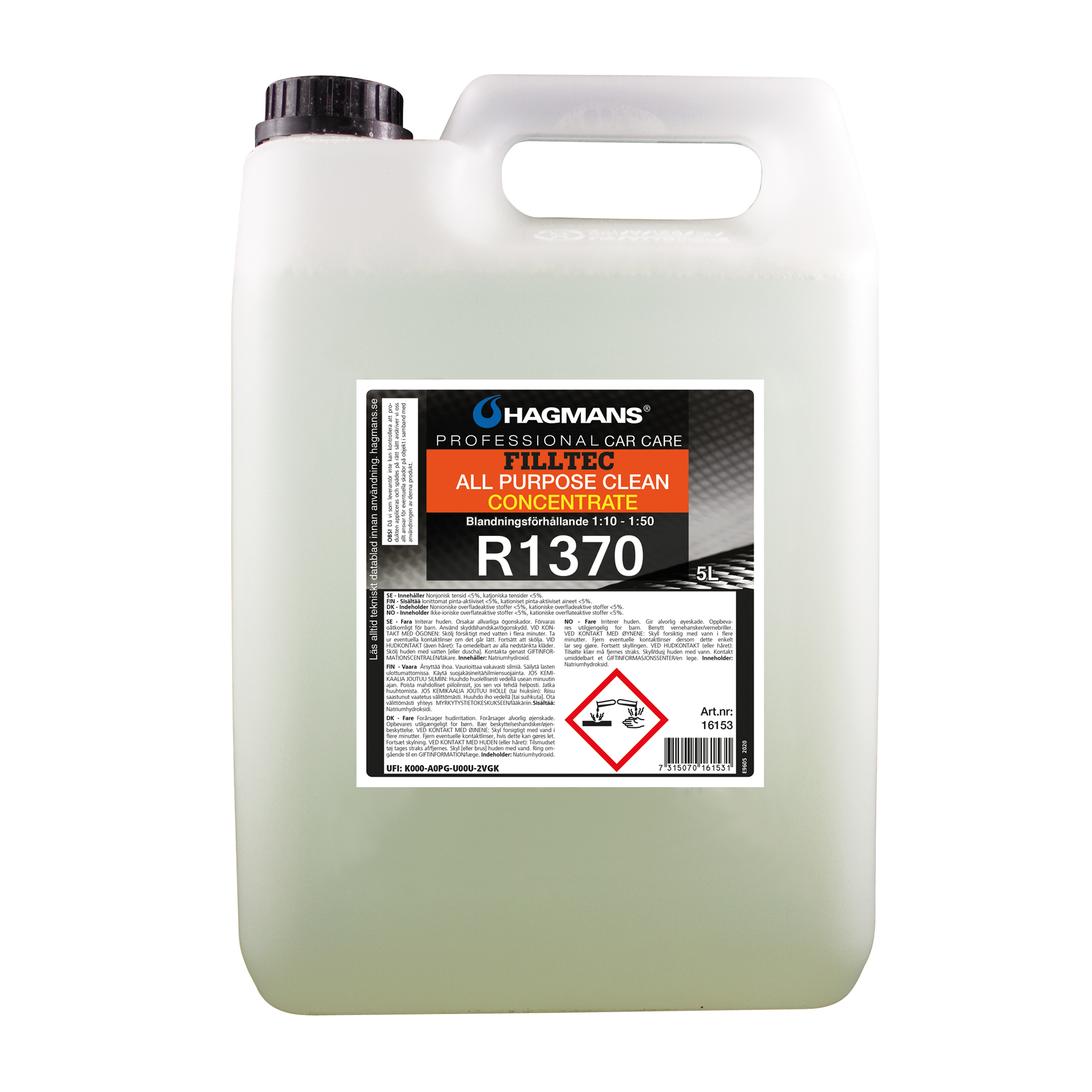 Filltec R1370 All purpose clean Conc. 5 L - 2