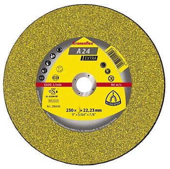 Kapskiva för metall 10st 180 x 6x22, A24 Extra (6600rpm), Klingspor Kronnflex