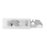 of Trimming Knife Blades 62 mm in A Röd Box Sliding Blades Out. 5St. - 2