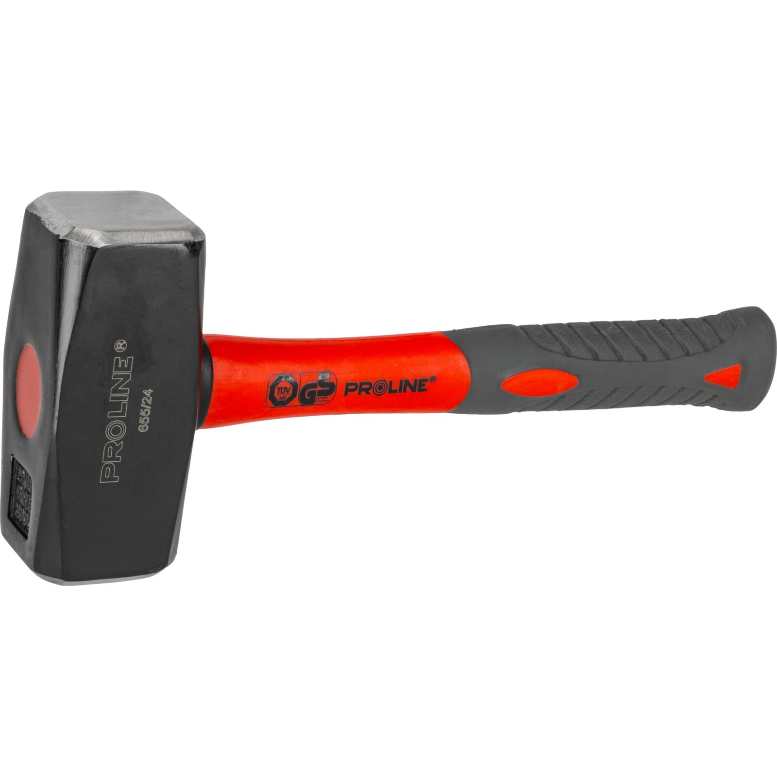 PROLINE TOOLS Slägga 2, 0 kg, Glasfiberhandtag 75%, GS, Proline - 2