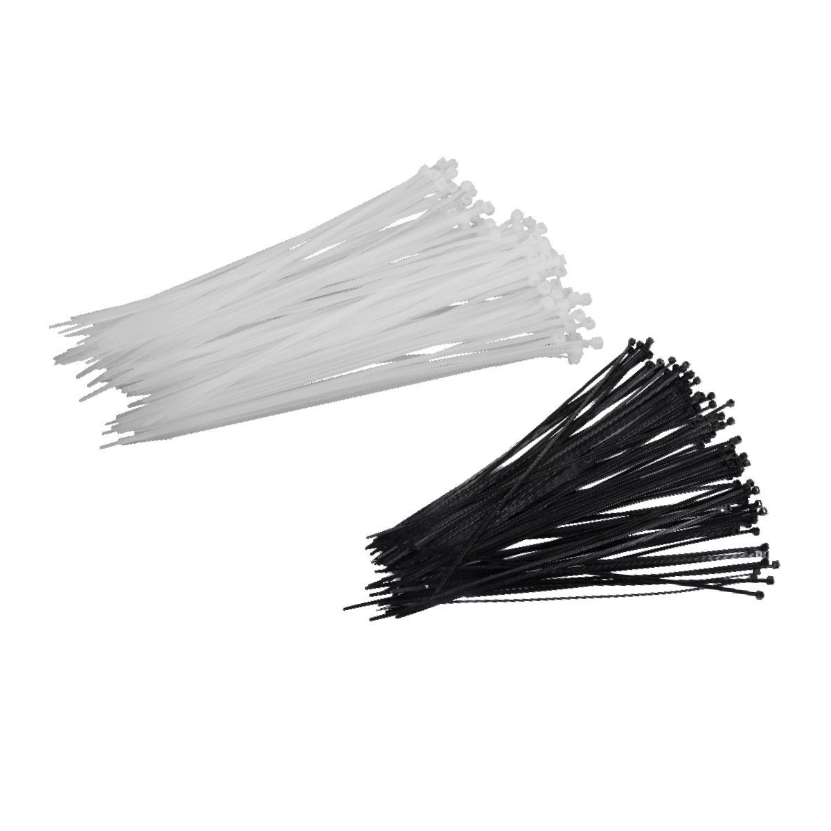 PROLINE TOOLS Nylon Kabelbindare (Svart), 4, 8 x 400 mm, 100 st, Proline