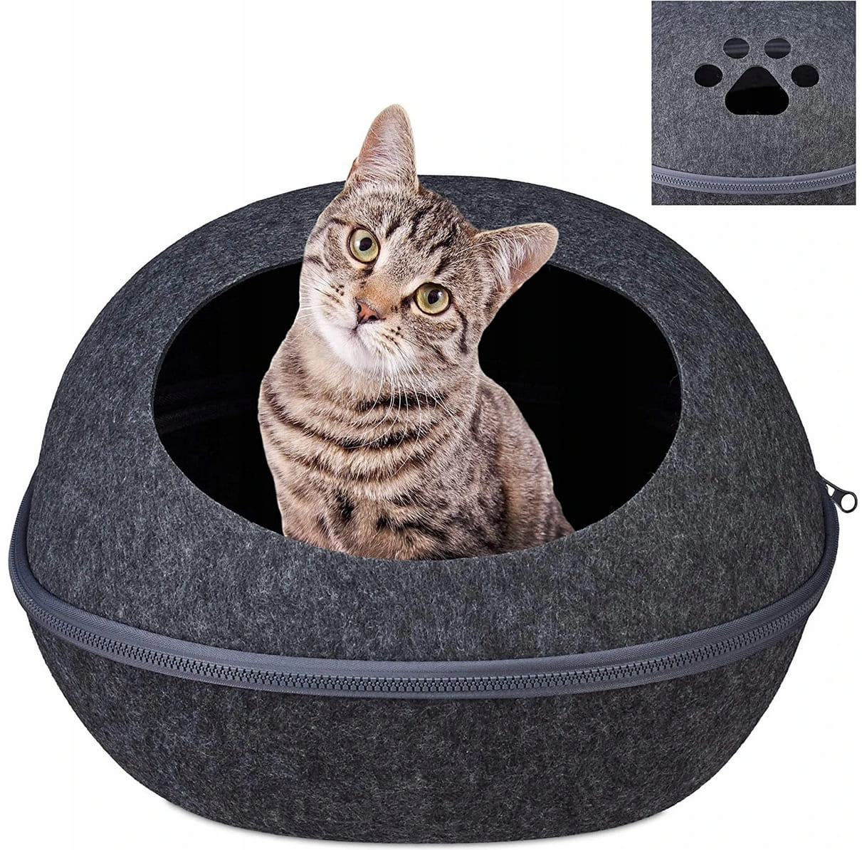 Övriga 3 Igloo kattbädd eller hundbädd, filt 25 x 38 x 47 cm, MatMay