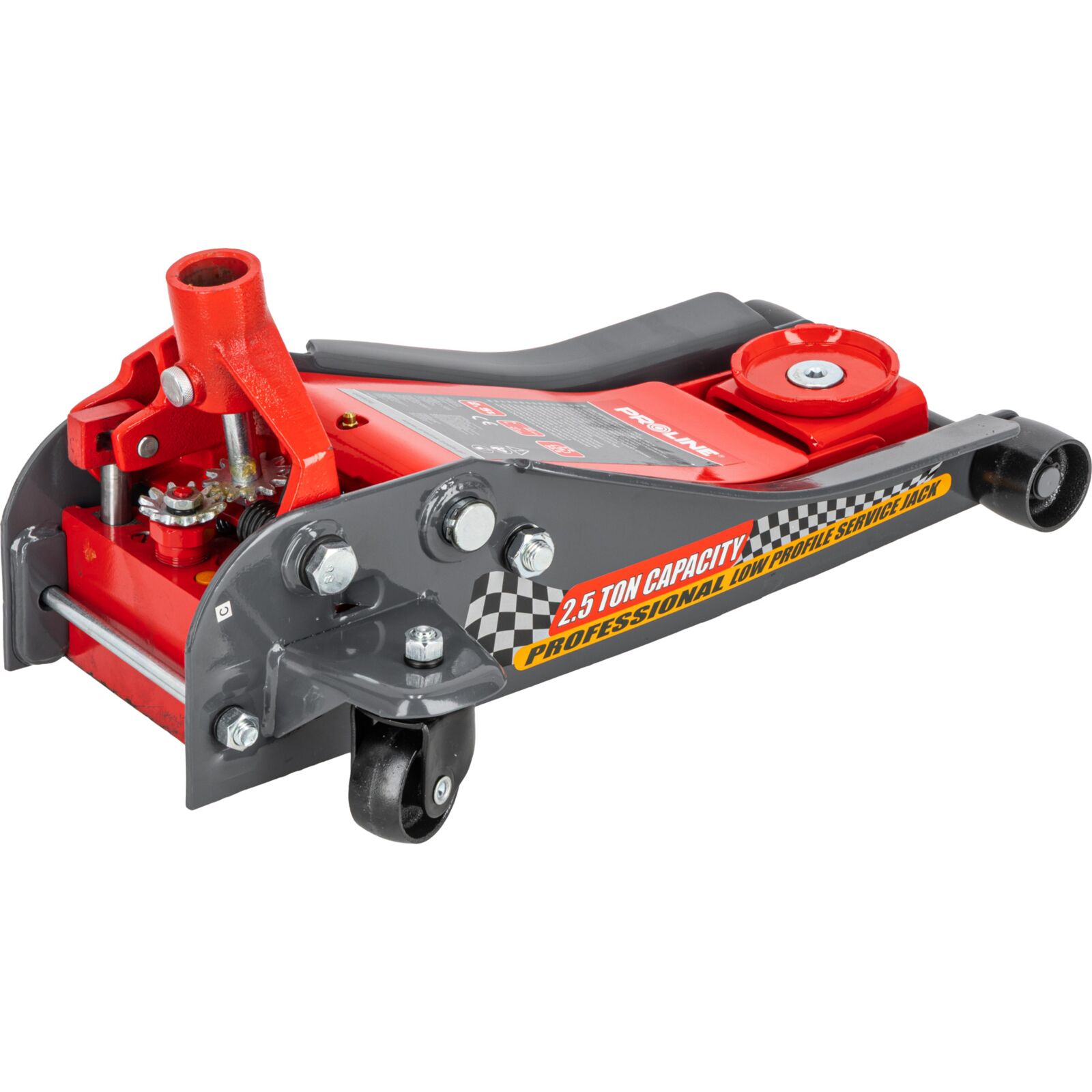 PROLINE TOOLS Hydraulisk Domkraft 2.5T Låg Profil, 89-457 mm, 34.8 kg, CE, Proline - 6