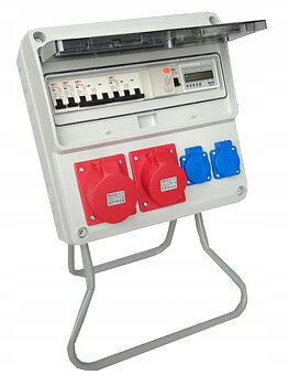 Övriga 3 Elcentral IP442 terminaler 3 x 230V/400V, 50/60 Hz, 10A, max 100A, med elmätare