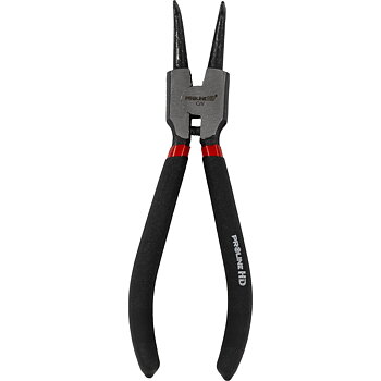 PROLINE TOOLS Spårringstång vinklade käftar 200 mm, för utvändiga spårringar, Proline