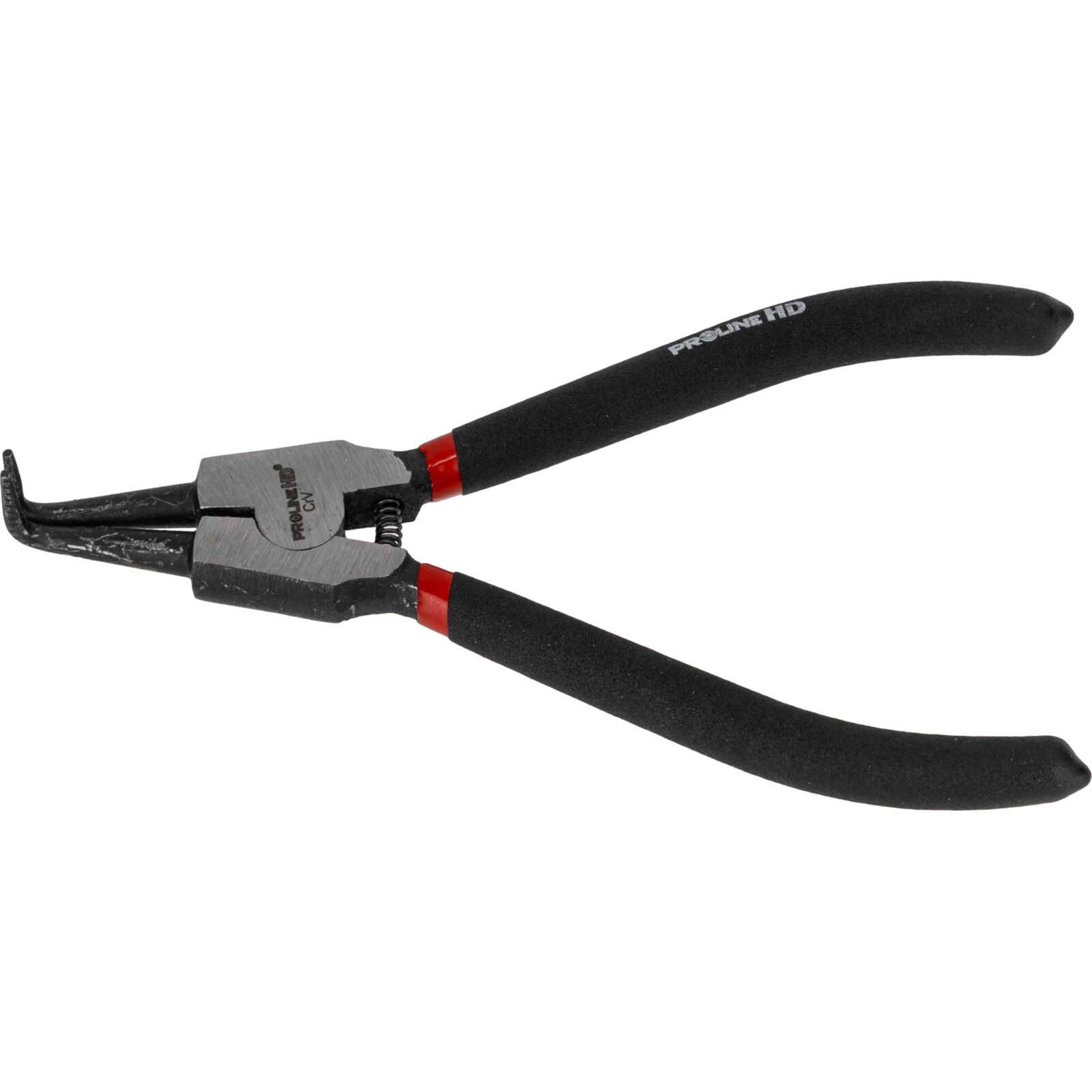 PROLINE TOOLS Spårringstång vinklade käftar 200 mm, för utvändiga spårringar, Proline - 4