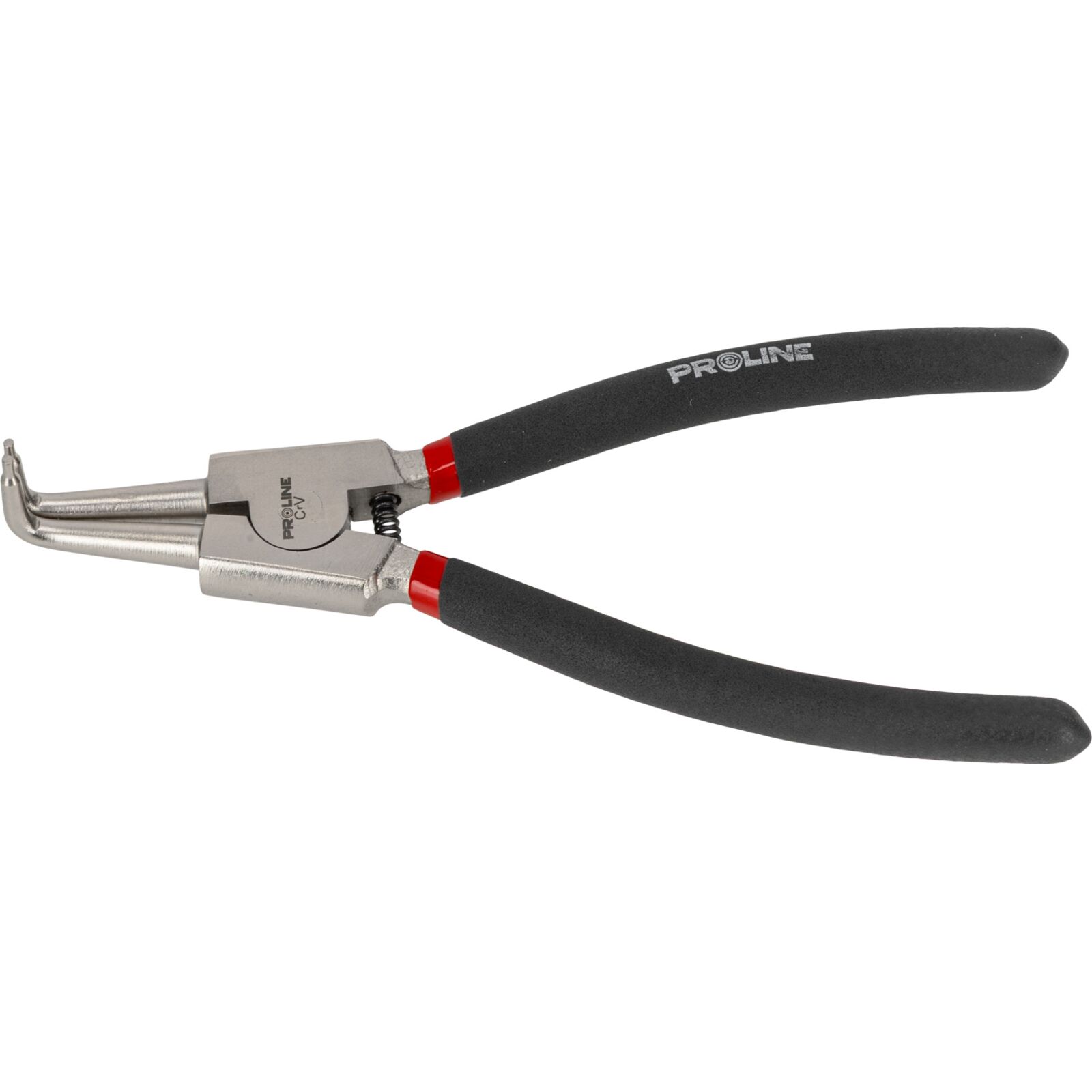 PROLINE TOOLS Spårringstång vinklade käftar 200 mm, för utvändiga spårringar, Proline - 2