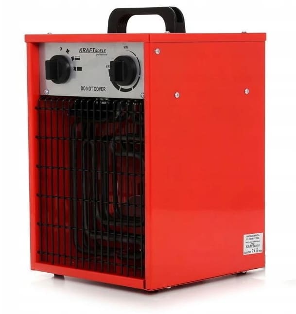 KRAFT&DELE Byggfläkt, värmefläkt 3.5 kW 230V, Kraft & Delle - 3