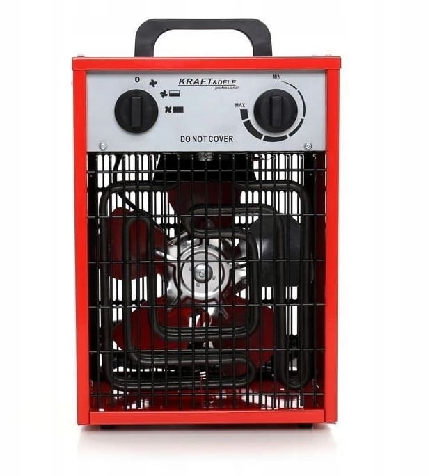 KRAFT&DELE Byggfläkt, värmefläkt 3.5 kW 230V, Kraft & Delle - 4