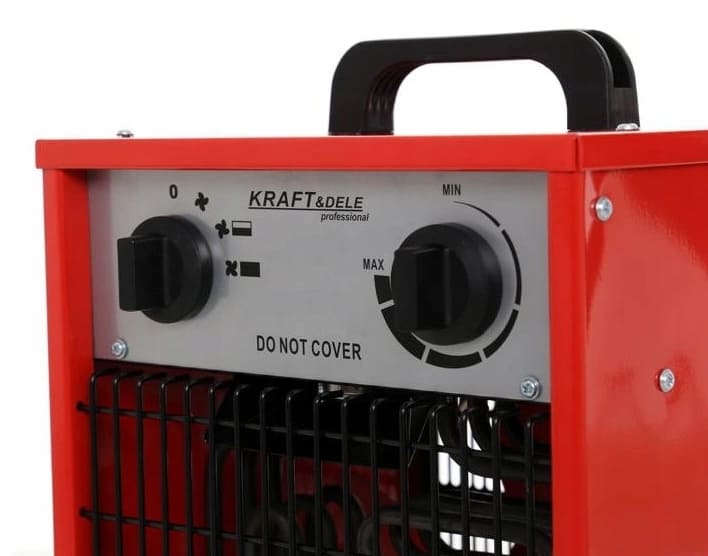 KRAFT&DELE Byggfläkt, värmefläkt 3.5 kW 230V, Kraft & Delle - 8