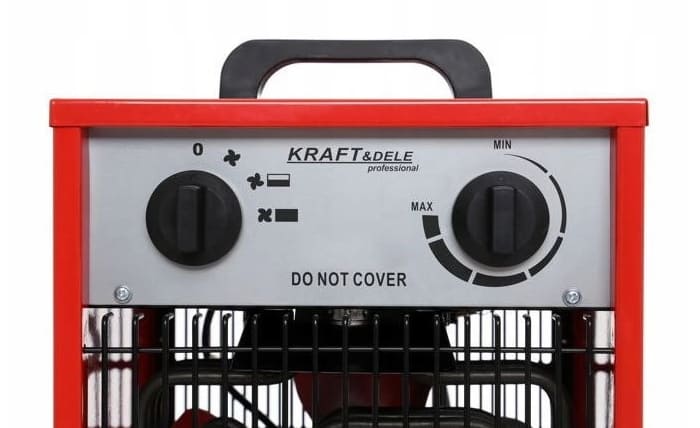 KRAFT&DELE Byggfläkt, värmefläkt 3.5 kW 230V, Kraft & Delle - 5