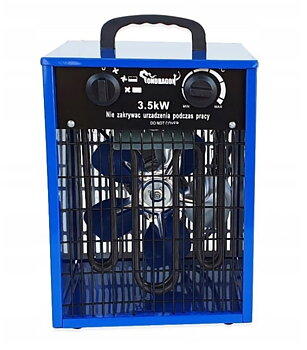 KRAFT&DELE Byggfläkt, värmefläkt 3.5 kW 230V, Kraft & Delle