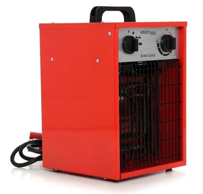 KRAFT&DELE Byggfläkt, värmefläkt 3.5 kW 230V, Kraft & Delle - 6