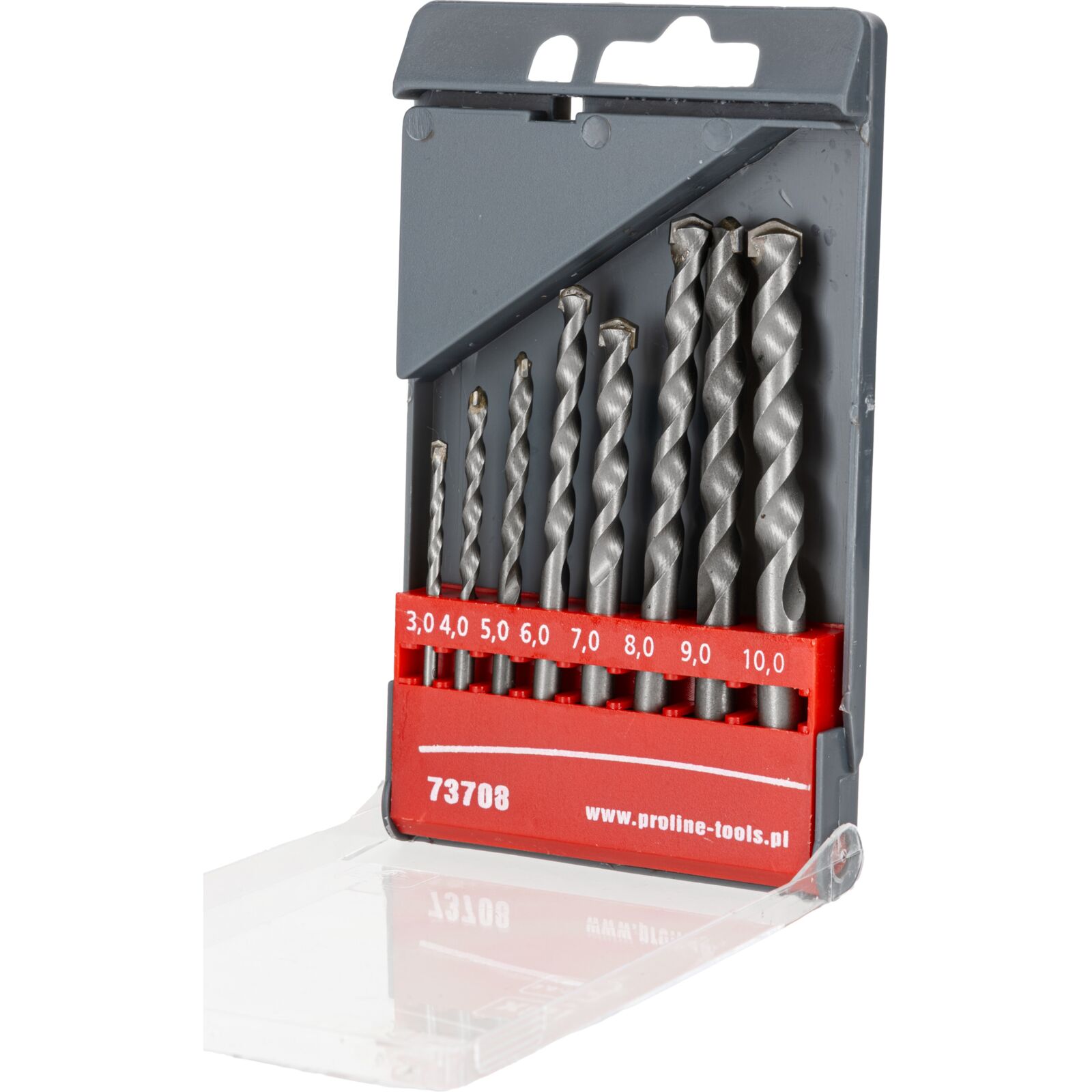 PROLINE TOOLS Mursticks 8 st, 3-10 mm, Plastlåda, Proline - 2