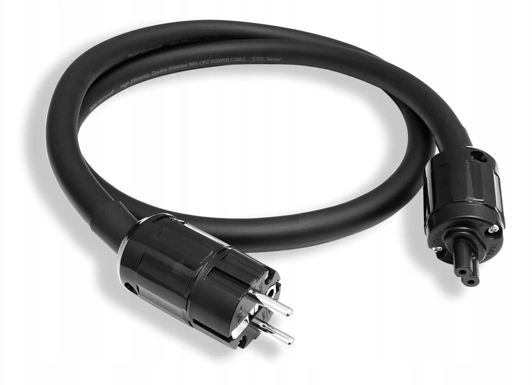 Övriga 3 Nätkabel 1, 3m 10AWG för Hi-Fi, skärmad, Taga Harmony ETPC-C7-TS 230V