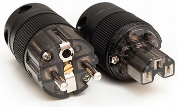 Övriga 3 Nätkabel 2m 10AWG Schuko IEC, för Hi-Fi, skärmad jordad, Taga Harmony ETPC-TS 230V
