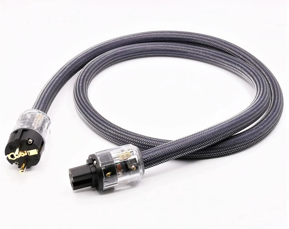 Övriga 3 Nätkabel 1, 5m 3 x 4mm2 Schuko IEC, för Hi-Fi, skärmad jordad, 230V max 3600W - 2