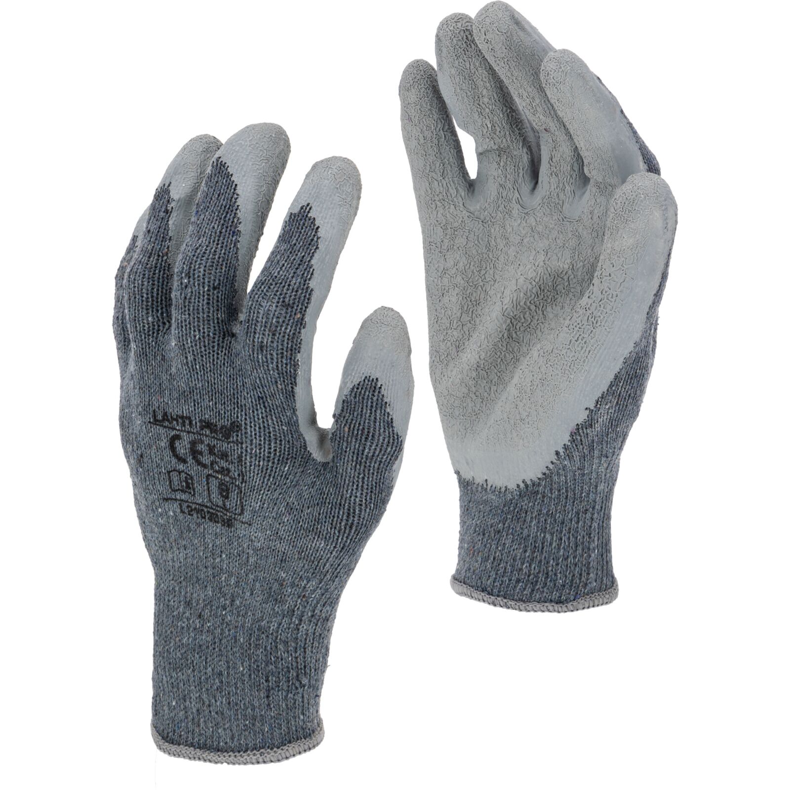 LahtiPro Gloves Latex Grey L210310P, Card, 10, CE, LAHTI (Handskestorlek : 9 [L] Handlängd 19,2cm Omkrets 22,9cm) - 7