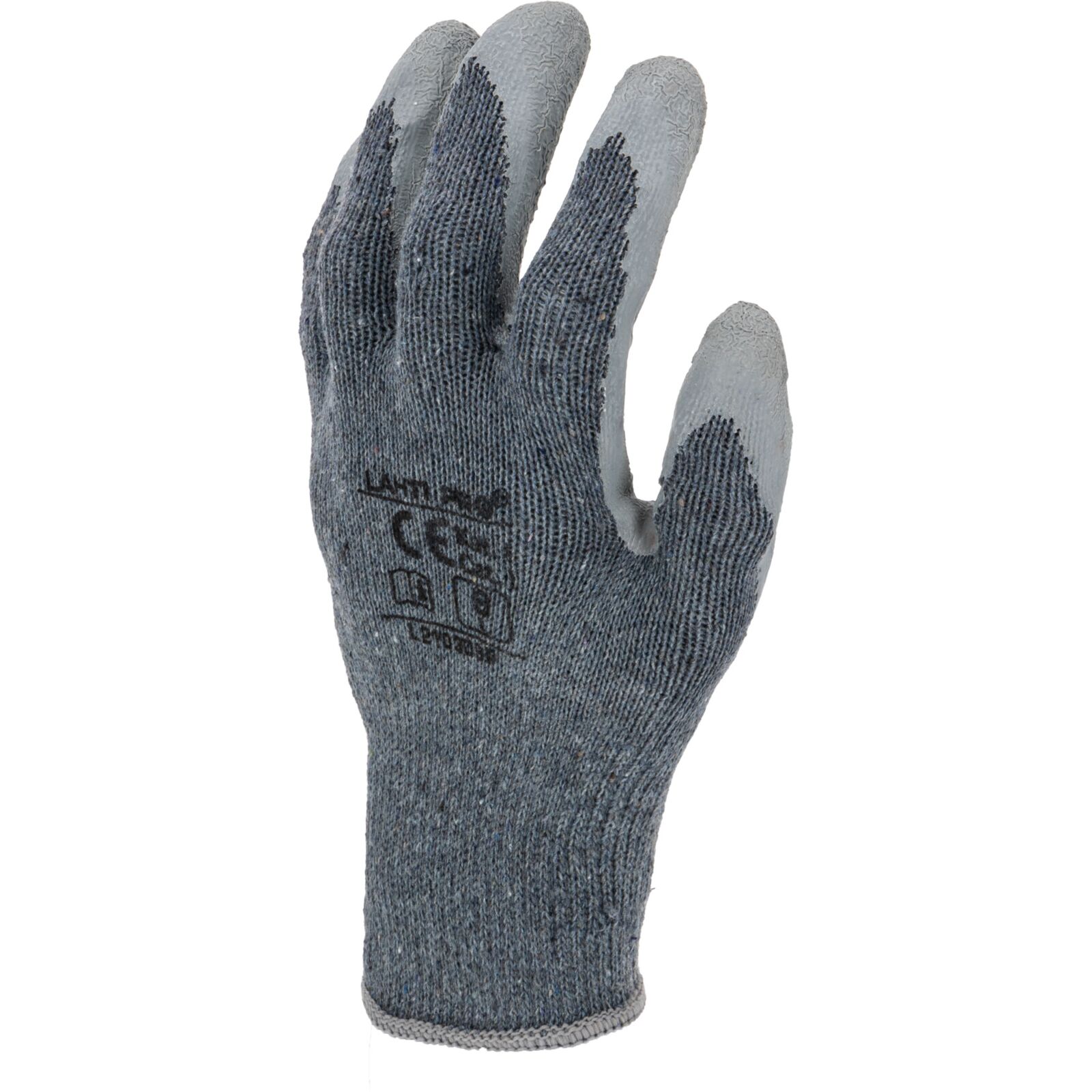 LahtiPro Gloves Latex Grey L210310P, Card, 10, CE, LAHTI (Handskestorlek : 9 [L] Handlängd 19,2cm Omkrets 22,9cm) - 4