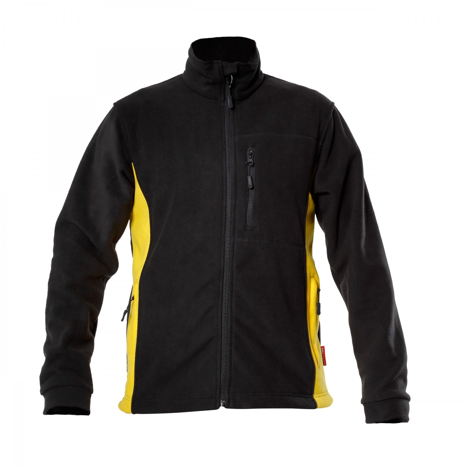 LahtiPro Fleece Jacket, Black and Gul, S , CE, LAHTI