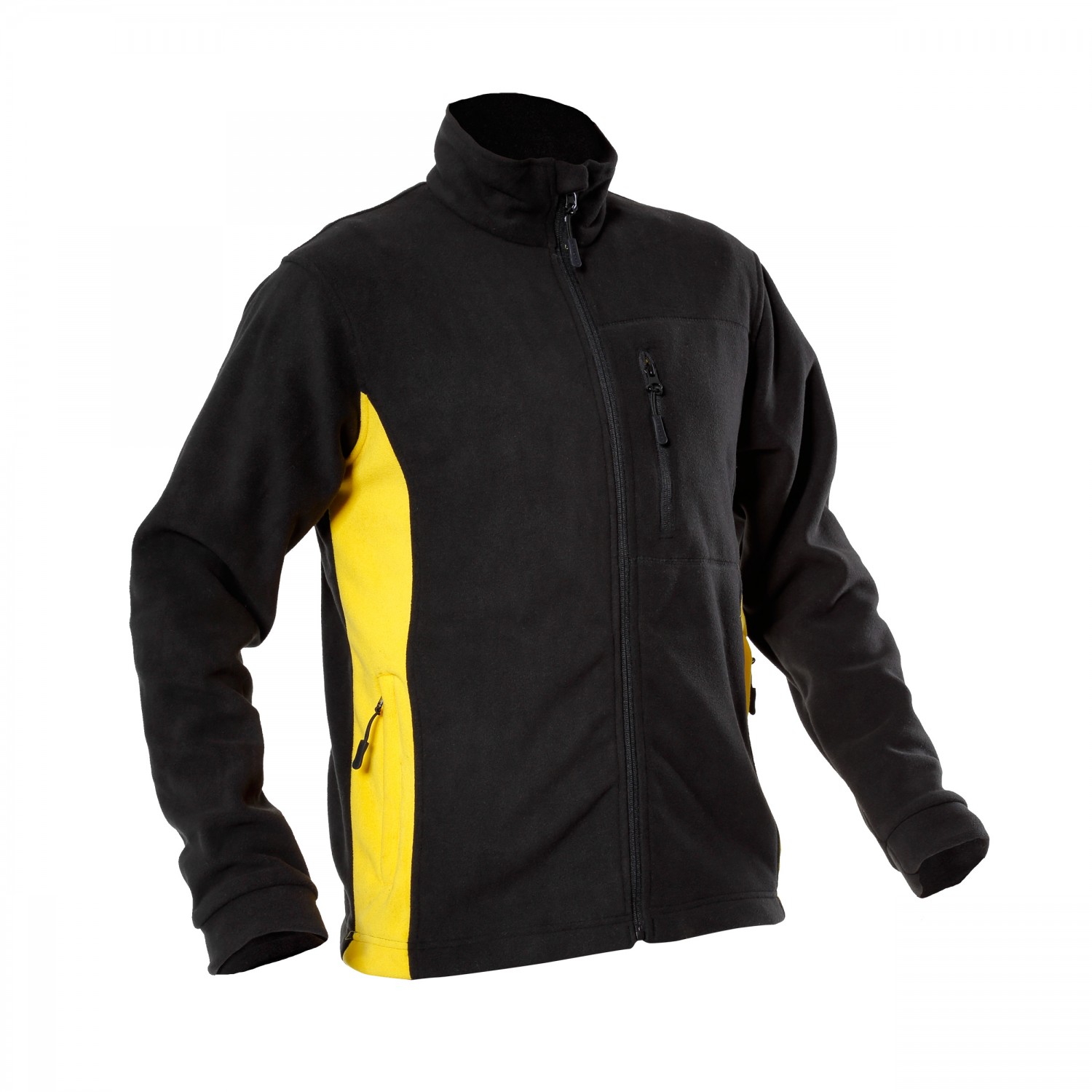 LahtiPro Fleece Jacket, Black and Gul, S , CE, LAHTI - 4